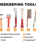 All In One Beekeeping Starter Kit With Bee Smoker And 16 Handy Tools For Beekeepers Including Uncapping Fork Z Tool Beetle Catcher