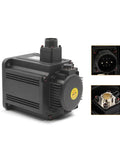 Rugged 1.5 Kw AC Servo Motor Package With Snappy Drive Controller And Ten Meter Wiring Harness For Heavy Duty Radiator Cooling Fan Jobs, side view.