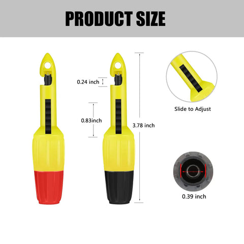 Insulation Piercing Clip Probes For Multimeter And Voltage Tester Testing, Easy Slip On Wire Piercing Clips For 14 AWG To 22 AWG Insulated Wires, No Cutting, No Fuss, 2 Pack