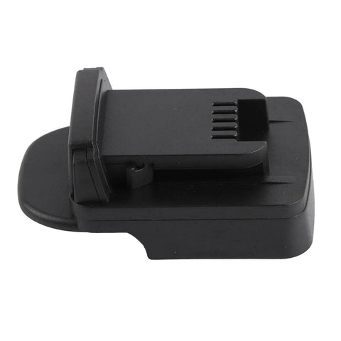 18V Battery To 18V Tool Converter Kit With Switch And 30A Fuse, showing close-up of connector slot and molded housing design