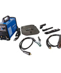 200A Portable MMA Stick Welder 110V Inverter with Digital Display and accessories including helmet and cables