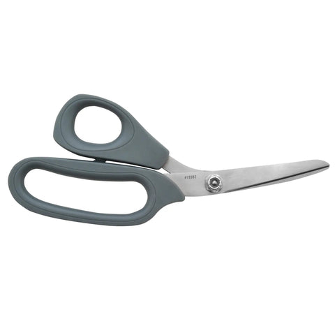 8 Inch Titanium Bonded Kevlar Shears For Heavy Duty Cutting Pro Grade Industrial Strength Blades Forged From High Carbon Alloy Steel