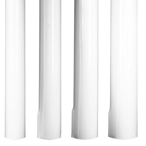 Telescoping Martin House And Gourd Poles Two Pack For 15 Foot White Steel Birdhouse Poles With Key Locks Ground Sockets And Brackets For Hanging Gourds Built Tough Durable Outdoor Mounting Kit Made In USA