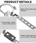 Heavy Duty Exhaust Hangers 2 Pack Flexible Swivel Muffler Tail Pipe Bracket with porous design and flexible parts
