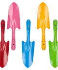 Colorful Mini Metal Hand Shovel And Trowel Set For Kids Five Pack Of Durable Garden Tools For Digging Planting Weeding And Transplanting
