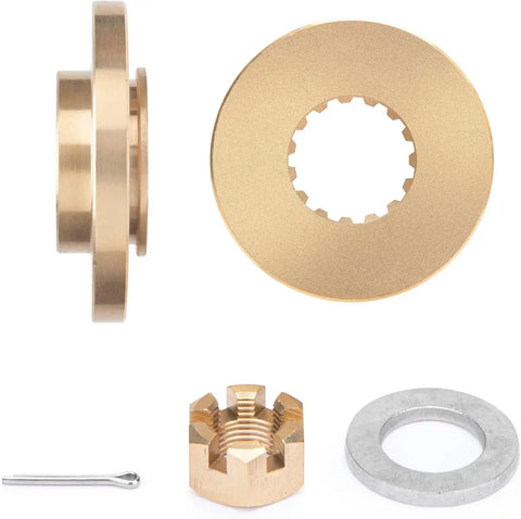 Beefed Up OEM Upgrade Propeller Installation Hardware Kit For Yamaha Outboard Engines 40-55HP With Thrust Washer Spacer Washer Nut And Cotter Pin Included Durable Marine Grade Hardware For Quick Installation And Long Lasting Performance