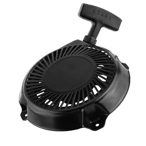 Heavy Duty Snowblower Starter Pulley And Pull Start Assembly Replaces 591301 693394 791670 795930 showing black pull start with ventilation.