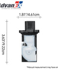 Mass Air Flow Sensor MAF Direct Fit Works With Infiniti QX60 And Nissan Altima Juke Kicks Maxima Murano Pathfinder Rogue Sentra Versa Replaces 22680BV80B 22680-5RF0A AFH60M-48