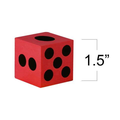 Colorful Foam Dice Set Pack Of 24 Large 1.5 Inch Cubes In Six Bright Colors For Kid Friendly Math Games Classroom Activities And Family Game Night