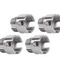 LiebeWH Pipe Threader Set G3/4 With 1/4 Inch Hex Shank For High Hardness Alloy Steel Cutting showing four durable steel pipe threading attachments.