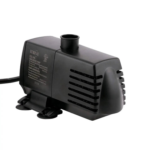 Fixed Flow Submersible Or Inline Water Pump For Aquariums Ponds Fountains And Hydroponics 396 GPH 36 Watt UL Listed Black