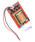 Compact Dc Booster Module Powers 9 To 24V Right Into A Knockout 10Kv Up To 20Kv High Voltage Generator, showing circuitry and high voltage output.