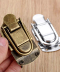 Vintage Metal Hasp Lock For Wooden Boxes Chest Case Jewelry Box Gift Box And Suitcase Durable Zinc Alloy Hardware Latch Toggle Clasp