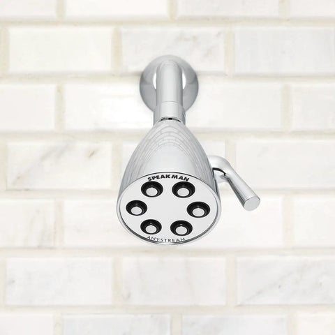 Dope Solid Brass Shower Head With Anystream 360 Tech, Adjustable Water Streams, Clean Modern Look, Easy Side Handle, Built To Level Up Your Contemporary Bathroom