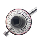 Angle Gauge For Torque Wrenches And Rotation Check Precision Torque Angle Meter With Pliers DIY Auto Shop Tool For Rotation Verification Torque Wrench Alignment Gauge Measure And Calibrate Torque Accuracy, metal dial close-up