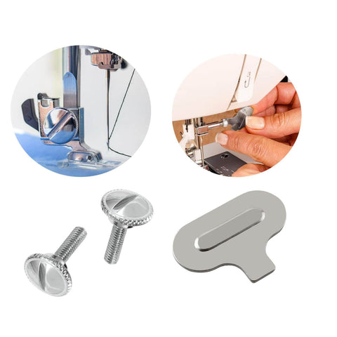 Industrial Sewing Machine Screw Kit With Metal Fasteners And Needle Plate Screws Durable Wear Resistant Easy Replacement