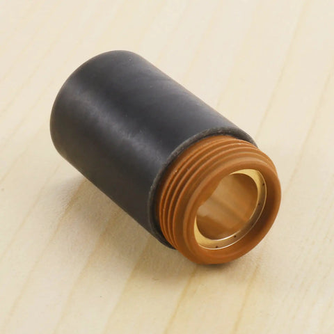 Heavy Duty Plasma Retaining Cap For Welder Torch Max105 Cutting System Copper Telluride Cover angled view
