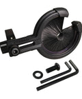 Whisker Biscuit Quick Shot Archery Arrow Rest with Full Containment Brush Rest shown with installation hardware.