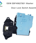 Washer Door Lock Switch Assembly Replacement PN EBF49827801 For Kenmore LG Fix Leaks Cycle Instability Door Will Not Start And Door Will Not Latch No Hassle Install.