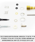 Pro Grade Carburetor Rebuild Kit With Float Bowl For Tecumseh And Coleman Generators And Snow Blowers shown in parts layout.