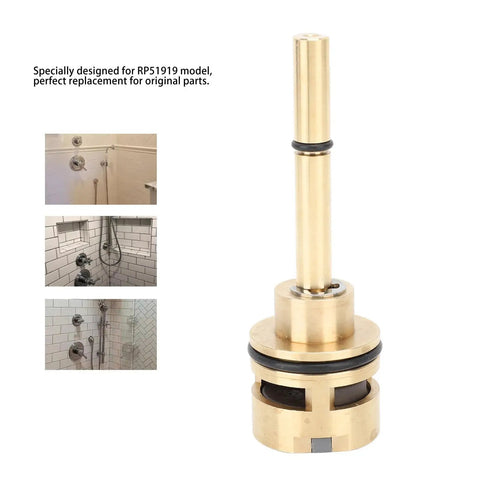 RP51919 Copper Shower Valve Diverter Replacement with sturdy brass construction for seamless water flow in shower setups.