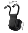 Non Slip Weight Lifting Hooks For Men And Women With Wrist Support And Cushioned Comfort Non Slip Rubber Sleeve