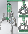 Heavy Hydraulic Bearing Puller Separator Kit 10 Ton Max Adjustable Gear Tool Hub Flange Removal With Manual Pump Killer For Pros Crushing Stubborn Bearings Essential Vehicles Killing Jobs Easier Repair Engines Rip Out Parts No Sweat, steel claws gripping bearing