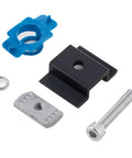 Heavy Duty Solar Panel Clamps Kit for One And Five Eighths Inch Strut Rails 10 Piece Aluminum Mounting Brackets components close-up