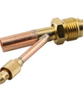 Heavy Duty Copper Tig Torch Quick Connectors For Water Cooled Welding Machines WP9 WP17 WP26 Adapter with copper and brass parts.
