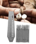 Top Shelf Tungsten Steel Screw Drilling Plate Kit With Rock Solid Thread Mold For Crafting Custom Earrings And Bracelets Heavy Duty Jewelry Making Gear deliver precise drilling for earrings with tools and threaded plate.