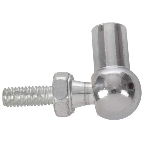Six Millimeter Male And Female Thread L Shaped Ball Joint Rod End Bearings Four Pack For Heavy Duty Beefed-Up Metal Linkage Pneumatic Systems DIY Builds And Mechanical Projects, silver metal