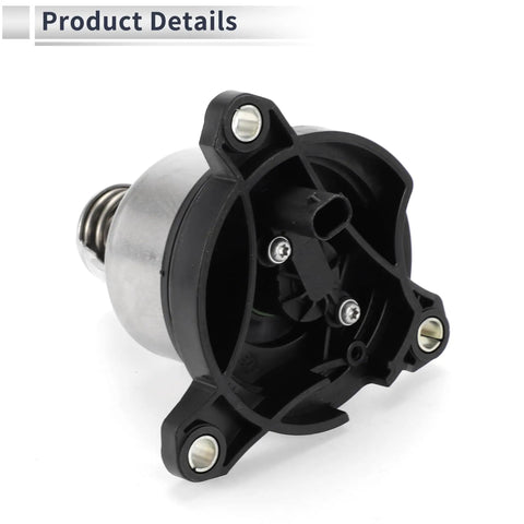 Straight Up Inner Thermostat And Coolant Housing Assembly For Audi A6 A7 Q8 2019 To 2022 showing metal and plastic parts in detailed view.