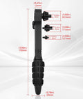 Side view of Three In One Ratchet Drill Chuck Key Wrench For Quick Socket Swaps DIY Friendly Pro Grade Universal Replacement Tool