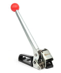 Rock Solid Steel Strapping Tensioner Tool For Pallet Packaging Banding 1/2 To 5/8 Inch Steel Strap High Break Strength, handheld tool.