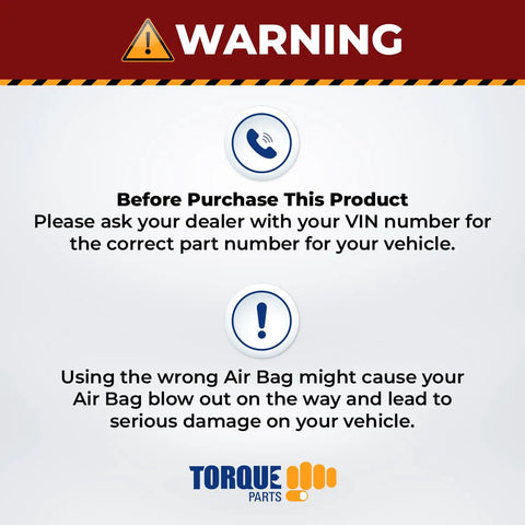 Warning notice advising VIN verification before buying Heavy Duty Double Convoluted Air Spring Bag Replacement For 6926 Series Rides Built To Take A Beating On Rough Roads 4.10 Inch Tall 6.31 Inch Top Plate Width 7.7 Pound Weight Leak Tested Fits Firestone Contitech Goodyear 6926 Matchups.