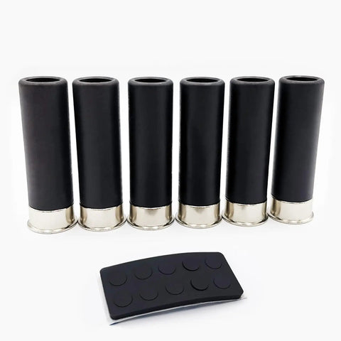 20 Gauge Safety Practice Rounds Action Trainer Dummy Snap Caps Dry Fire Training Kit 6 Pack CNC Machined Silver Finish