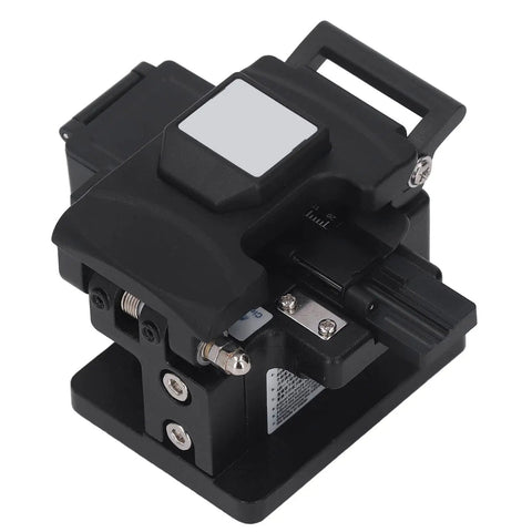 This Sleek Optical Fiber Cleaver Delivers Insanely Precise Cuts With A Tight 0.5 Degree Angle Perfect For Reliable Cold Splicing And Hot Melting Jobs On Site Featuring An Auto Blade Return Mechanism Plus Smart Portability Design To Get Your Fiber Cable - close-up view highlighting design and functionality.