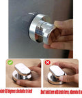 Glass Handle With Suction Cup No Holes Needed For Bathroom Cabinets Sliding Doors And Shower Areas Made From Durable ABS supports up to 16.5 lbs