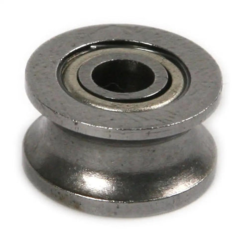 U Groove Ball Bearing 4x13x7mm Deep Groove Pulley Rail Bearing Mini Wheel Set 20 Pack U624ZZ Precision Bearings For Fitness Equipment