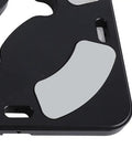 Kickass Woodworking Radius Template Set With Durable Aluminum Router Guide and Quick Release Bases, routing template detail.