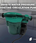 Heavy Duty Cast Iron Water Pressure Booster Pump 110 Volt 150 Watt Recirculator With US Plug For Floor Heating And Hot Water Circulation, compact design