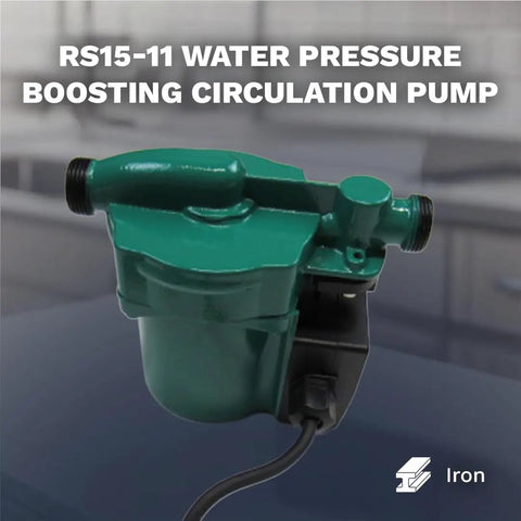 Heavy Duty Cast Iron Water Pressure Booster Pump 110 Volt 150 Watt Recirculator With US Plug For Floor Heating And Hot Water Circulation, compact design