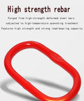 Oblong Master Link Heavy Duty Lifting Ring Grade 80 Alloy Steel For Rigging And Hoisting, Anti Rotation Oval Design, High Strength
