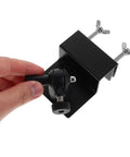 Close-up of Aluminum Solar Panel Mounting Bracket for Gutter or Roof Mounting with Universal Compatibility and secure fixation features.
