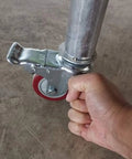 Built Tough Pro Grade Heavy Duty Polyurethane Swivel Caster Wheels With Threaded Stem for smooth control while rolling.