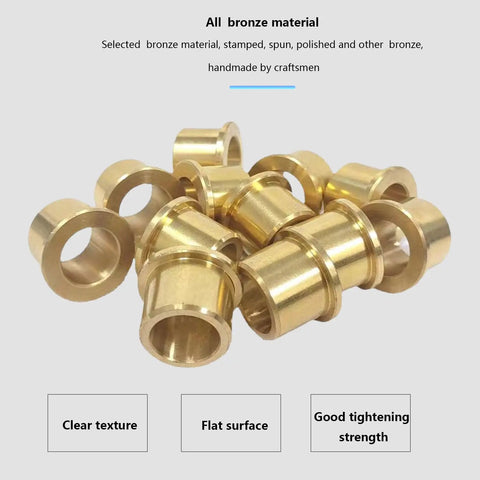 Bronze bushing components for A-Arm Bushing Bolts Rebuild Kit For Yamaha ATVs, highlighting material and craftsmanship.