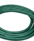 Blue 50 Foot 16 Gauge 3 Prong Grounded Extension Cord with Abrasion Resistant Jacket coiled on a flat surface