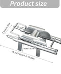 High Hardness Steel Cable Threading Aid For Electricians Pro Grade Compact Wire Puller Tool With Anti Slip Serrations Durable Threading Device For Easy Cable Feeding And Installation Portable Heavy Duty Wire Puller, 18.3 cm