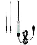 Automotive Wire Piercing DC Voltage Circuit Tester For 6V 12V Systems With 59 Inch Cord Three Interchangeable Probes For Touch Or Pierce Testing LED And Buzzer Indicator For Quick Wiring Checks, three probes