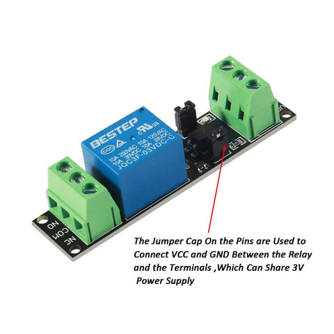 Image of Six Pack 1 Channel Relay Module with 3V/3.3V high-level trigger, optocoupler isolated drive, and DC control board.